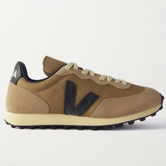 VEJA Rio Branco suede and leather-trimmed Alveomesh sneakers - Picture 1 of 9